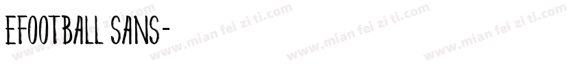 efootball sans字体转换